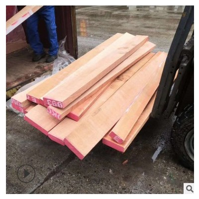 现货奥古曼木材 实木红胡桃木板材 可定制红胡桃木规格齐全