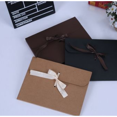 厂家批发明信片包装盒折叠手工彩盒精美牛皮纸盒折叠纸盒可印图案