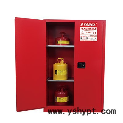 SYSBEL/西斯贝尔 WA810450R可燃液体安全储存柜涂料油墨储存柜FM认证安全柜双门手动高承重层板  安全柜