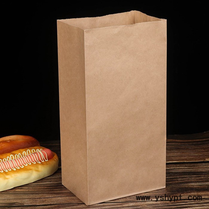 盛新  环保牛皮纸袋  面包环保食品包装袋 烘焙打包袋可定制食品纸袋