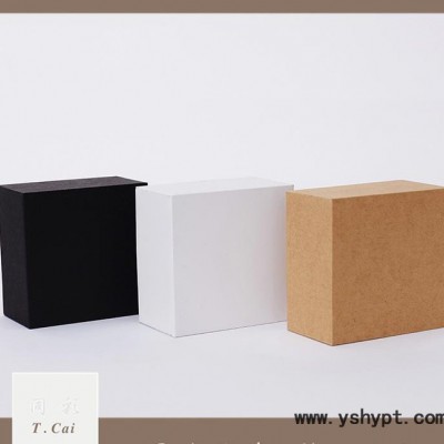 硬纸盒天地盖纸盒 正方形牛皮纸盒 首饰硬盒项链礼盒小号礼盒现货
