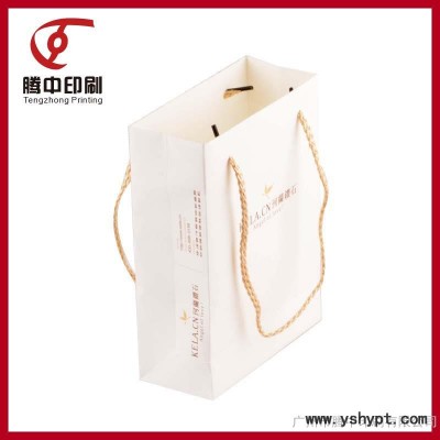 广州厂家定制 专版白卡亚膜彩色手提纸袋印刷